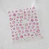 Adesivos de Unha Tensor 3D Girassol Ts-3739 Série de Flores e Frutas Relevadas Estilo Fresh Ins