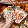 Libro de Pegatinas DIY de Comida Yuxian: Creación de escena de inmersión temática de comida, juguete antiestrés DIY de patrones de comida