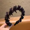 2026 Nova Faixa de Cabeça de Renda com Strass de Luxo para Mulheres com Dentes, Presilha de Cabelo de Coroa Alta, Acessório de Cabelo de Faixa de Cabeça de Moda de Alta Qualidade