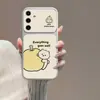 Aplicável à capa do telefone Samsung S26 Tudo Suave Pera Pequeno Fresco Personalidade Simples Venda Quente Criativo Estudante Adesivo de Couro