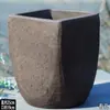 Vasos de Cerâmica para Horta sem Esmalte, Vasos Extra Grandes para Plantio de Árvores em Varandas, Caixas Quadradas de Cerâmica Escovada para Plantio de Vegetais