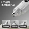 Molinillo Eléctrico para Uñas de Mascotas Tijeras Pinzas para Uñas de Gato Perro Teddy Luz LED para Uñas Molinillo de Base Recortador de Garras