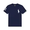 2026 Nuevo Estilo de Verano Camiseta Polo de Algodón Puro Cuello Redondo Manga Corta para Hombre Camisa de Negocios para Hombre Estampada con Logo Grande de Caballo Corte Ajustado