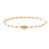 Set de Pulseras Tejidas a Mano de Cuentas de Arroz y Cuentas Doradas, Estilo Europeo y Americano, Sencillo y Versátil, Set de 24 Piezas, Se Puede Vender Individualmente, Pulsera de Cuentas de Arroz