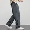 Pantalones de verano para hombre, pantalones casuales de primavera, nuevo estilo 2026, ropa de trabajo, corte holgado, cintura elástica, corte recto, estilo fino de verano
