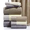 Fábrica de toallas Gaoyang al por mayor toalla de fibra de bambú engrosada jacquard toalla de regalo toalla de bienestar de la empresa se puede bordar el logo