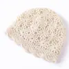 Chapéu de Tricô Cashmere com Bordado Multilinha Estilo Preguiçoso Japonês Crochê Vazado Chapéu de Cashmere Artístico Vintage