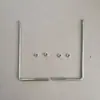 Suporte de Para-brisa para Motocicleta Elétrica Acessório para Para-brisa Placa de Ferro Clipe Preto Peças de Haste de Ferro Base de Montagem