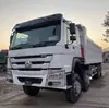 Exportar Modelos: Fabricante de Caminhão Basculante de Engenharia de Oito Rodas com Tração Esquerda e Direita 90% Novo, Caminhão Basculante de Transporte com Eixo Duplo