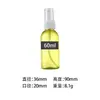 Botella de Spray PET Transparente de Color, Combinación de Color de Boquilla Personalizable, Dispensador de Líquido para Cuidado de la Piel, Fabricación OEM