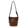 Bolso tejido con patrón único para mujer, nuevo modelo de verano 2026, bolso cubo vintage de alta gama, bolso de hombro y cruzado para el día a día