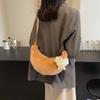Bolso de felpa transfronterizo para otoño e invierno, nuevo modelo de moda 2024 para mujer, bolso tipo bola de masa peludo, textura, bandolera de estilo extranjero