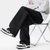 Pantalones de pierna curva estilo americano, nueva colección otoño 2026 para hombre, de pierna recta, corte holgado casual, pantalones de chándal de pierna ancha para otoño y primavera
