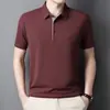 Estilo Novo de Verão 2026 Camiseta de Manga Curta em 9 Cores com Painel Frontal Color Block, Feita de Tecido Waffle Elástico