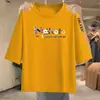 Camiseta de manga corta a media manga para mujer de comercio exterior transfronterizo, talla grande holgada para mujeres de talla grande, disimula la barriga y oculta la grasa, top adelgazante de manga media