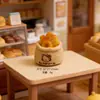 Saco de Pão Simulado Saco de Desenho Animado Modelo Decoração Loja de Panificação Brinquedo de Comida Chaveiro DIY Presilha de Cabelo Chaveiro Elástico de Cabelo