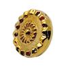 Hebilla Decorativa Larga de 10mm Redonda Ropa Hebilla de Zapato Hebilla de Pin Flor de Zapato Accesorios de Equipaje Accesorios con Signo de Pie Fundición a Presión Venta al por Mayor