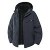 Chaqueta de Montañismo Tres en Uno Desmontable Impermeable y a Prueba de Viento, Repelente al Agua, con Capucha, Unisex, Impermeabilidad 8000mm