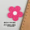 Accesorios Versátiles para el Cabello de Niños Materiales DIY Sombreros Bolsas Bordado Parches Pequeños de Flores Apliques Accesorios para Ropa
