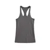 Regata longa branca de gola U, com caimento solto, para mulheres, nova peça de outer wear casual de verão, top sem mangas estilo preguiçoso