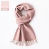 100% cachecol de cashmere puro masculino estilo coreano inverno cinza cachecol quente de alta qualidade para presente de aniversário do pai e do namorado