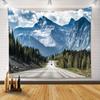 Tapiz de Paisaje Transfronterizo Paño Colgante Fondo Ins Tapiz Decoración de Dormitorio Escandinavo Colgante de Pared Colgante de Pared Producción de Una Pieza