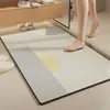 Tapete de Chão para Banheiro, Tapete Antiderrapante, Tapete Absorvente para Pés de Banheiro, Tapete de Lama Diatomácea, Carpete para Porta de Banheiro, Tapete de Chão Doméstico