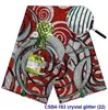 Tela Nueva de Algodón Estampado de Cera Imitación Africana Ankara con Diamantes Pequeños, Tela para Ropa Estampada con Cera Dorada para Exportación al por Mayor
