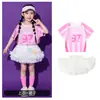Figurinos para Performance de Cheerleading em Coro no Dia das Crianças, Uniformes para Competição de Recitação em Grupo na Escola Fundamental, Roupas para Sessão de Fotos no Jardim de Infância