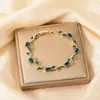Popular Pulseira Minimalista de Design Cruzado em Forma de Folha para Mulheres, Fashion e Elegante, Nicho e Versátil, Joia com Zircônia Multicolor