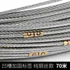 Cuerda de Medición 0m Cuerda 30.5m Cuerda de 100m Cinta Métrica Cable de Acero Cuerda de Medición para Cimentaciones de Pilotes de Ingeniería Medición de Nivel de Agua Profundidad de Pozos Cuerda