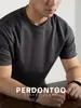 [Camiseta de manga corta t de amoníaco líquido a prueba de tres cosas de enfriamiento de los 80] Camiseta de manga corta de amoníaco líquido real de alta gama para hombre, verano, algodón puro, transpirable, fresca, color sólido