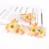 Serie Morada de Flores Artificiales para Salones de Bodas, Sesiones de Fotos de Compromiso, Diseños Temáticos Navideños, Arreglos Florales Decorativos, Arreglos Florales DIY, Venta al por Mayor