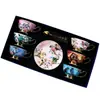 Juego de Tazas de Café de Cerámica Estilo Europeo de Lujo Ligero, Exquisito Hueso de China de Gama Alta con Tacto Premium, Adecuado como Regalo de Inauguración o Boda en una Caja de Regalo