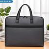 Bolsa para conferência de escritório Bolsa para documentos Bolsa com zíper de grande capacidade Pasta para computador Bolsa para documentos Logotipo impresso