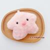 Pingente de Boneca de Pelúcia de Porco Estrela Fofa Broche Decorativo para Mochila Escolar de Menina Chaveiro de Porquinho Rosa