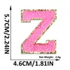 Toalla de nuevo color flor de cerezo con parches de letras bordados, parches de tela autoadhesivos para ropa, sombreros, bolsos, parches de decoración DIY
