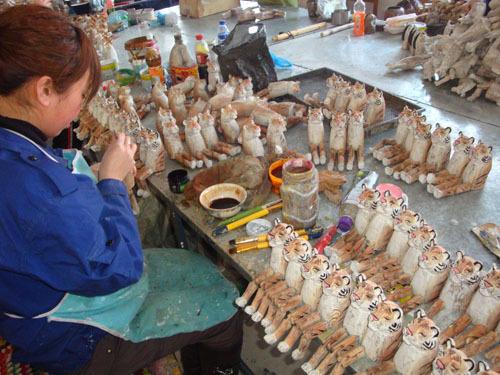 工人彩绘照片02