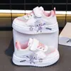 Zapatos para Niñas 2026 Nueva Moda Verano Tenis de Dibujos Animados Infantiles Niños Grandes Tenis Blancos Casuales de Princesa