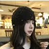 Gorro Calado Tejido a Crochet Hecho a Mano Vintage para Mujer, Gorro de Punto Fino Versátil para Primavera/Verano