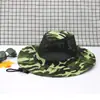 Chapéu Montanhismo Respirável Viagem Masculino Aba Larga Proteção Solar Chapéu Ultravioleta Ponto Turístico Camuflagem-prova Barraca Exterior Chapéu de Pescador