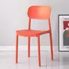 Cadeira de jantar com encosto, moderna, simples, espessada, confortável, de plástico, nórdica, rede, celebridade, comercial, mesa de jantar, cadeira