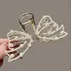 Pinza para el Cabello Metálica con Borla y Diseño de Espiga de Trigo, Pinza para el Cabello Exquisita de Gama Alta Completamente Diamantada para Peinados Recogidos en la Parte Trasera de la Cabeza, Accesorios para el Cabello al por Mayor