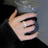 Set Combinado de 8 Piezas Diseño Nicho Estilo Cool ins Anillo Distintivo para Dedo Índice Articulado Trendy Joyería para Mujer Estilo Fotográfico Callejero para Mujer