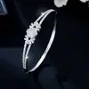 Traje de anillo de pulsera 2 piezas explosión transfronteriza simple pulsera de girasol para mujer moda de lujo ligero exquisito