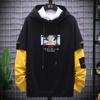 Traje Sudadera con Capucha para Hombre Estilo Coreano Moderno Traje de Dos Piezas Primavera y Otoño Nuevo Ropa Deportiva Casual