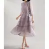 Elegante e etéreo vestido de seda, vestido de fada de seda de amoreira de peso pesado, novo vestido longo de alta qualidade para mulheres para o verão 2026