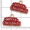 Mezcla 30 Aleaciones de Metal para Goteo de Aceite Navideño para Pulseras y Collares DIY, Accesorios de Joyería de Papá Noel, Muñeco de Nieve, Cascabeles, Alce