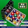 Bolas de Billar Chinas Bola 8 Negra Cristal Color Dieciséis Americano Mesa de Snooker Estándar Tamaño Grande Suministros Accesorios