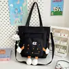 Bolso Tote Transfronterizo de Nuevo Estilo para Mujer, Bolso de Tutoría Estudiantil Estilo Ins, Bolso de Hombro Cruzado de Gran Capacidad, Bolso de Mano para Tutoría
